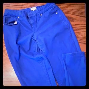 Crown&ivy royal blue pants/jeans